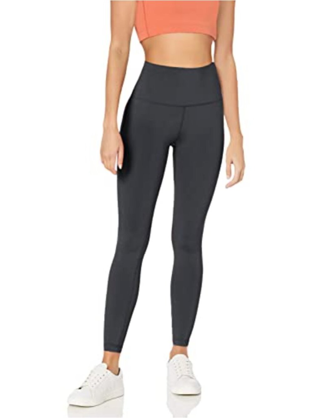 High-Rise Full-Length Active Leggings with Pockets Medium Compression